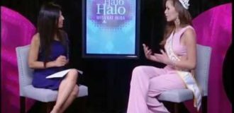 Miss Global 2014 Ela Mino on Halo Halo with Kat Iniba TV Interview